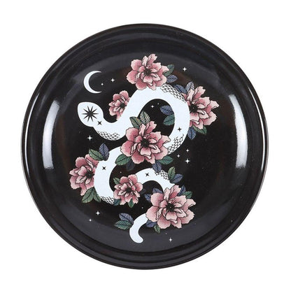 Floral Snake Trinket Dish