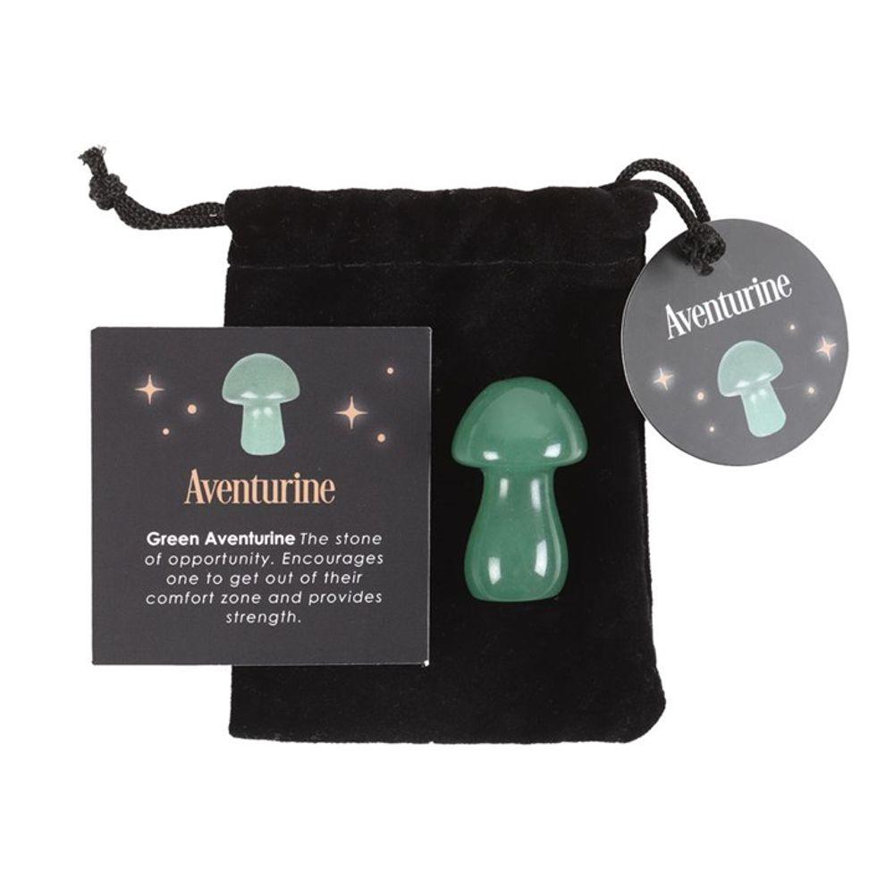 Mini Magical Aventurine Crystal Mushroom