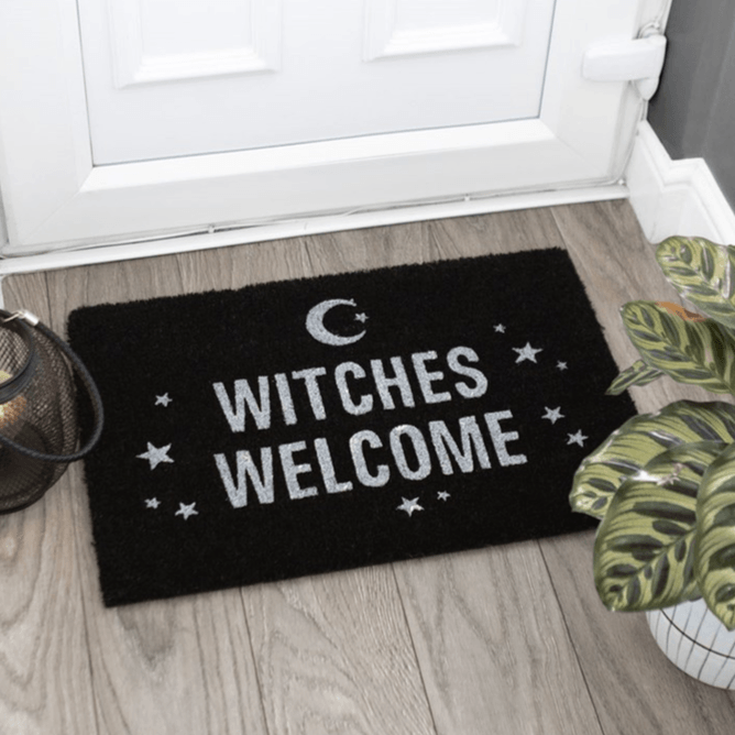 Black Witches Welcome Doormat