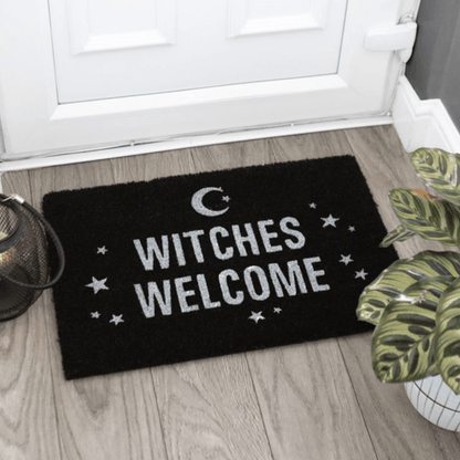 Black Witches Welcome Doormat