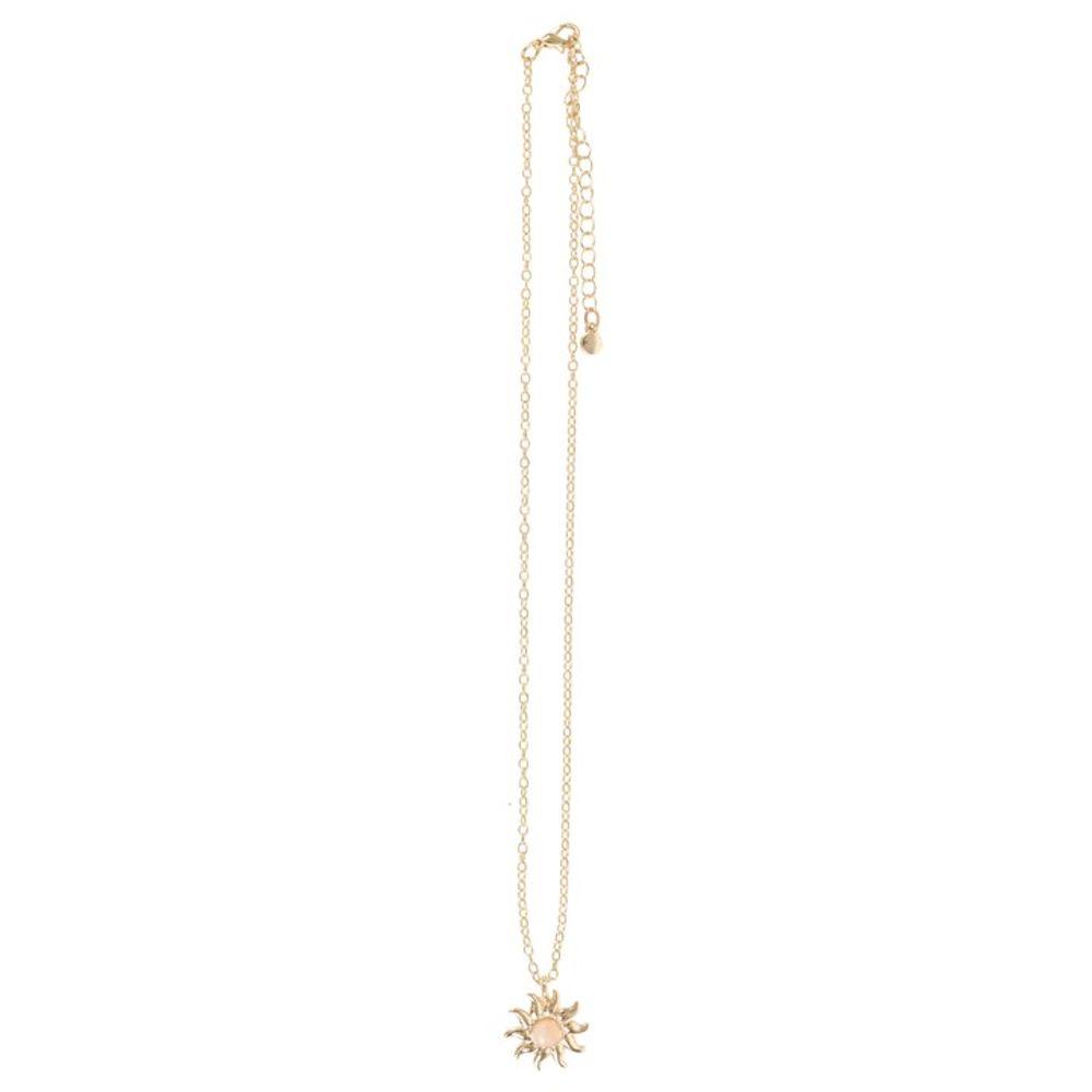 Sun Celestial Rose Quartz Necklace Card