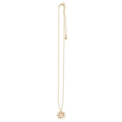 Sun Celestial Rose Quartz Necklace Card