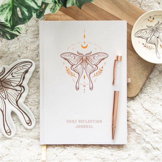 Luna Moth Daily Reflection Journal