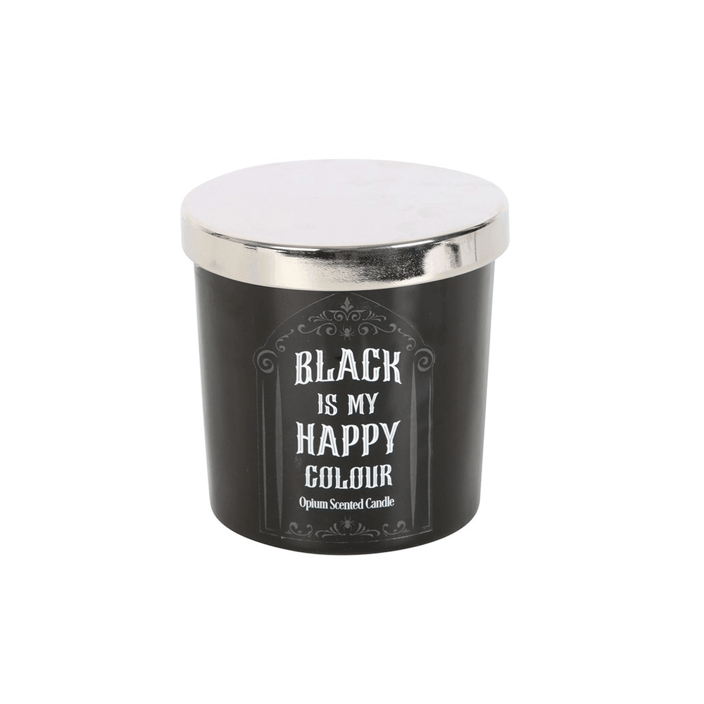 Black is My Happy Colour Opium Candle