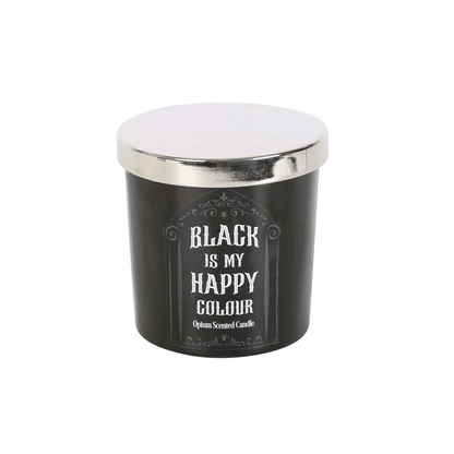 Black is My Happy Colour Opium Candle