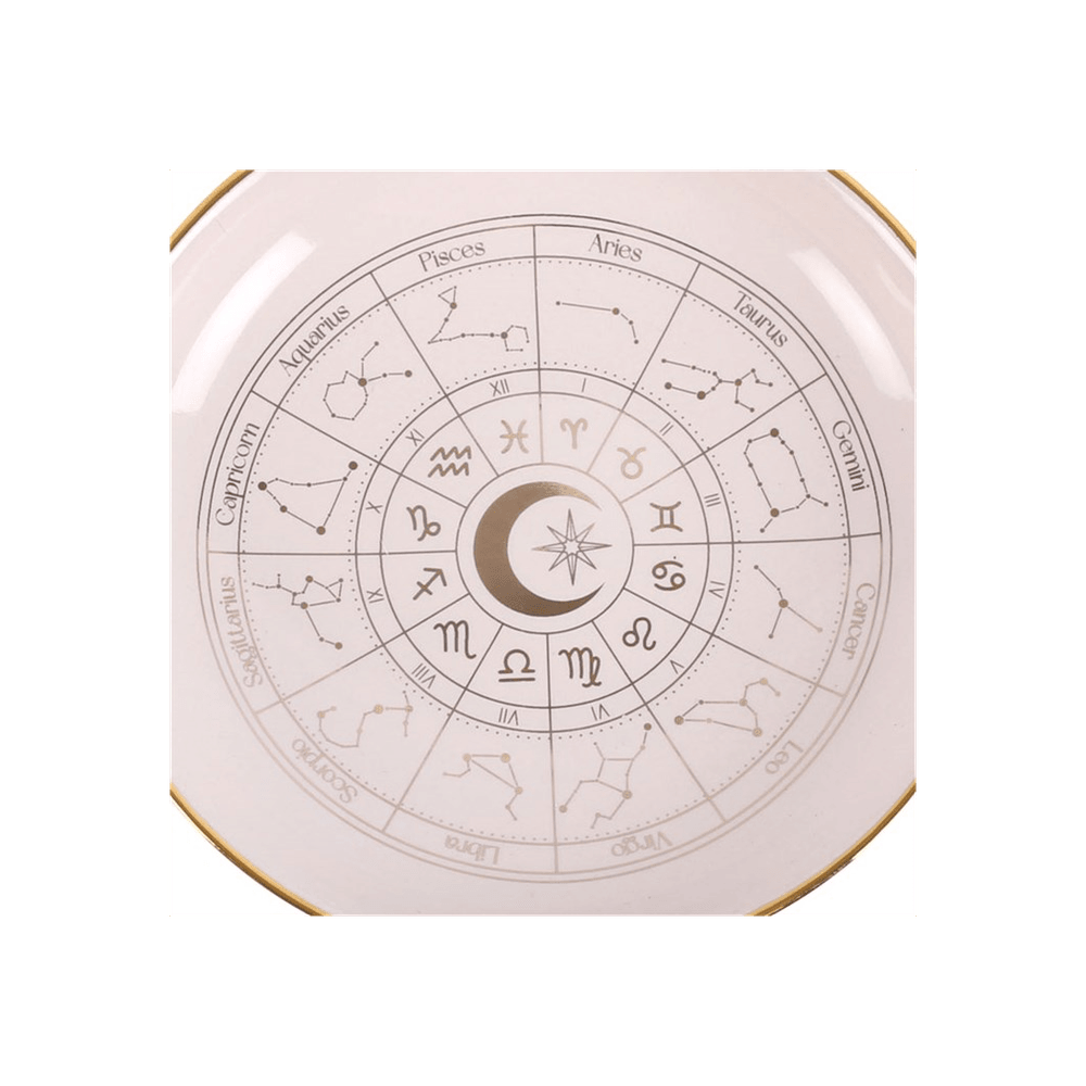 Off White Astrology Wheel Trinket Dish