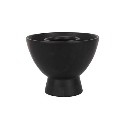 Black Moon and Stars Terracotta Smudge Bowl
