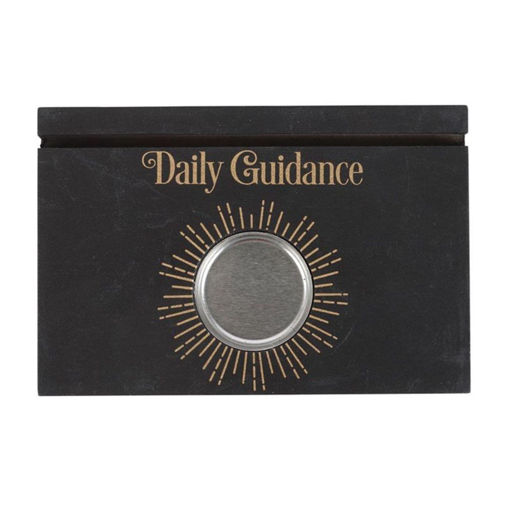 Black Daily Guidance Card Stand Tealight Holder
