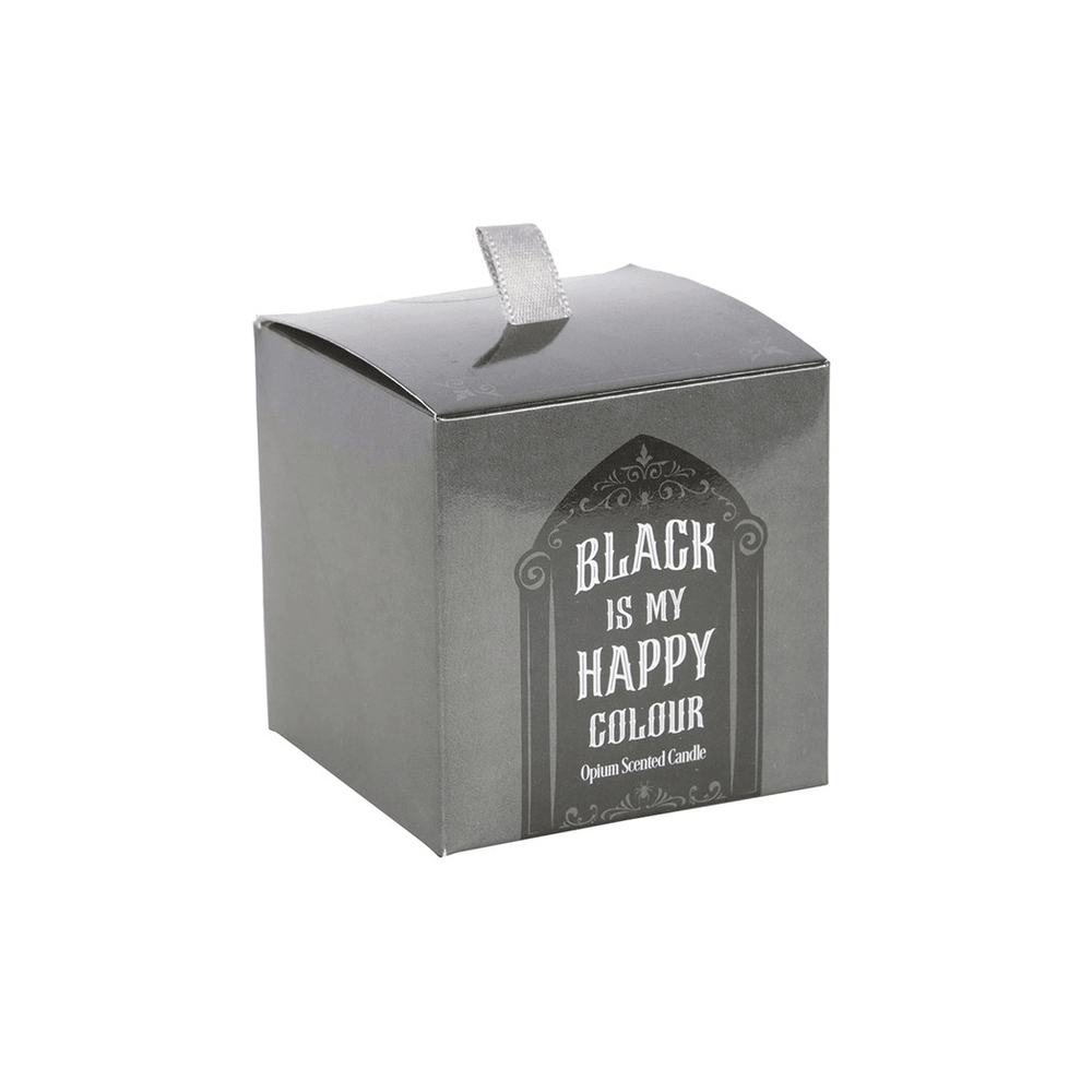 Black is My Happy Colour Opium Candle