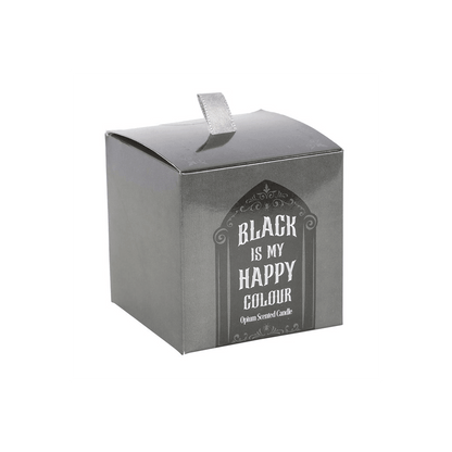 Black is My Happy Colour Opium Candle
