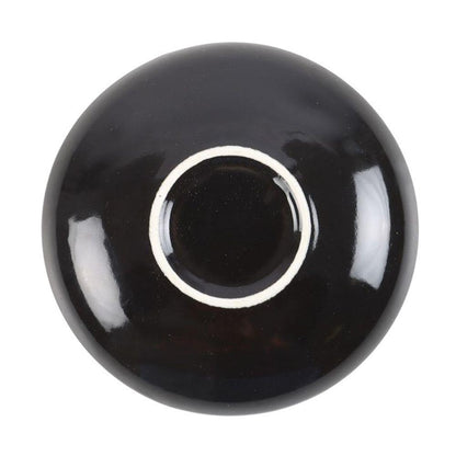 Round Black Talking Board Trinket Dish