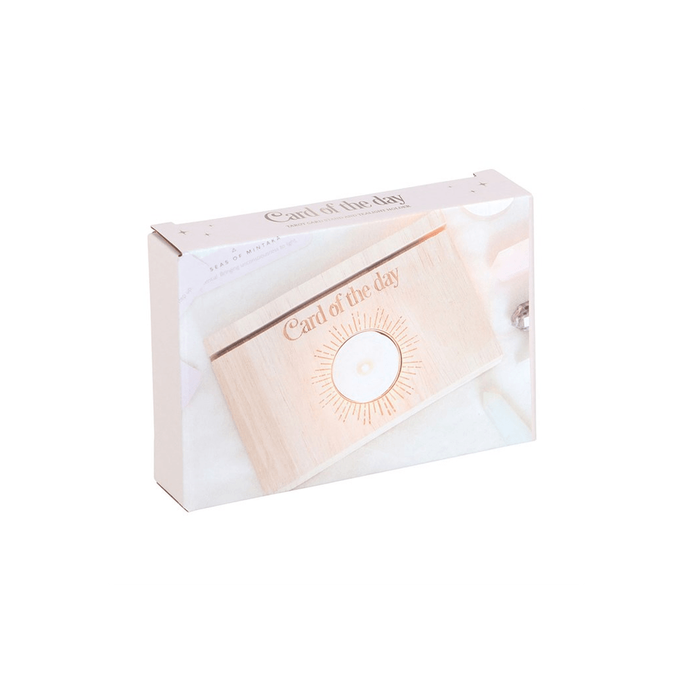 Natural Card of the Day Card Stand Tealight Holder