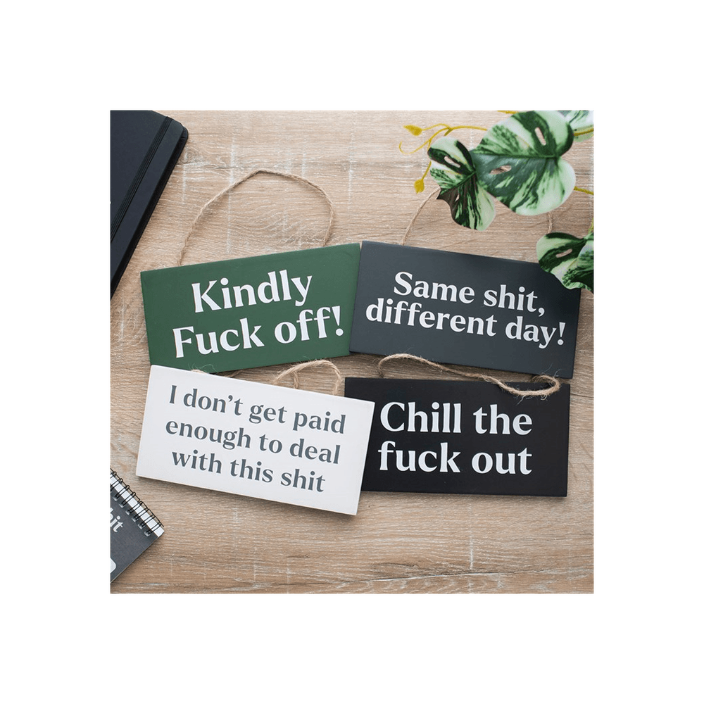 F*cking Watch Me! Sweary Hanging Sign