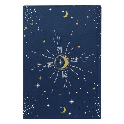 Crescent Moon Velvet Notebook