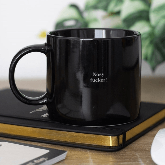 Nosy F*cker Sweary Mug