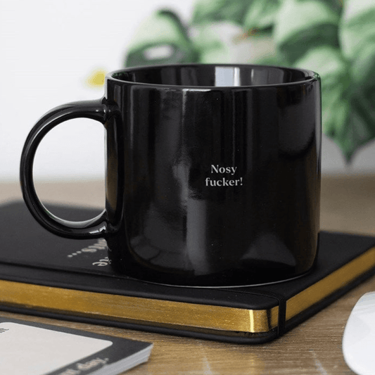 Nosy F*cker Sweary Mug