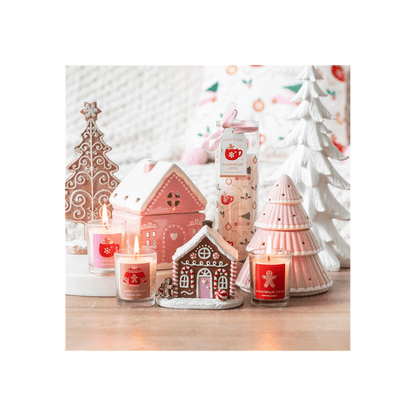 Pink Gingerbread House Incense Cone Burner