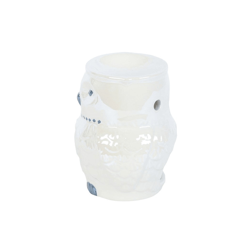 Owl Shaped Iridescent Oil Burner and Wax Warmer
