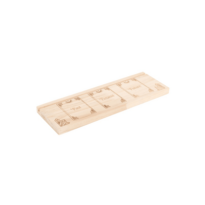 Natural Past Present Future Card Stand