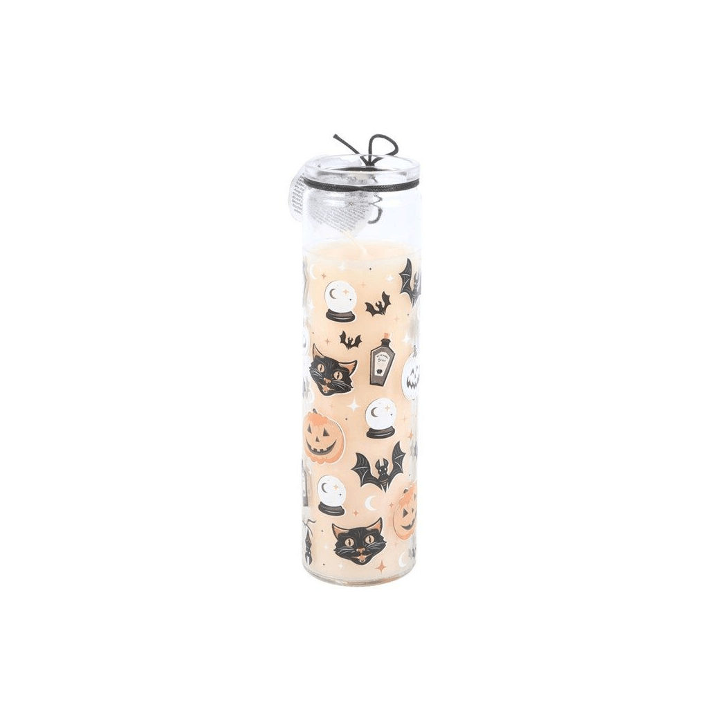 Spooky Spiced Pumpkin Tube Candle