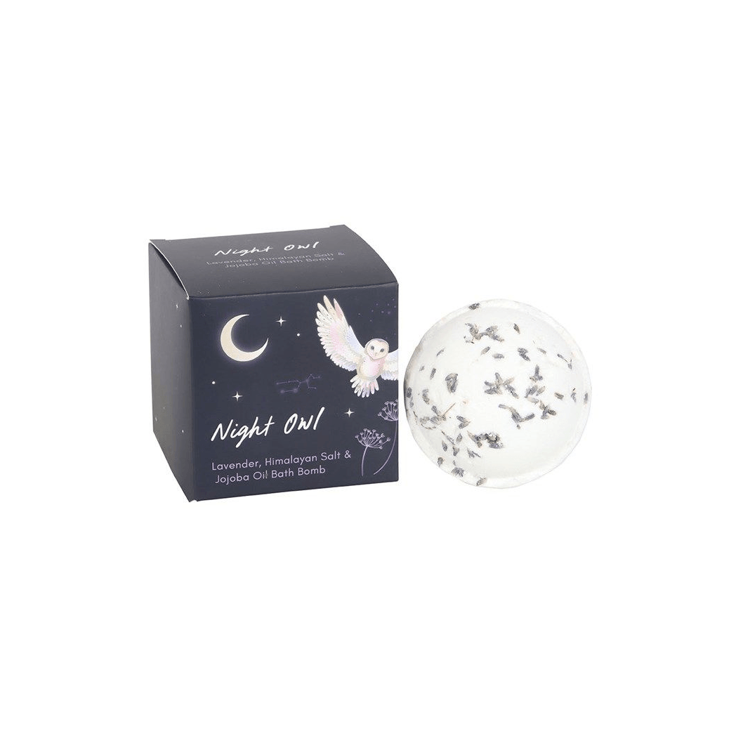 Night Owl Lavender, Himalayan Salt & Jojoba Bath Bomb