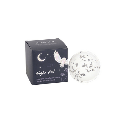 Night Owl Lavender, Himalayan Salt & Jojoba Bath Bomb