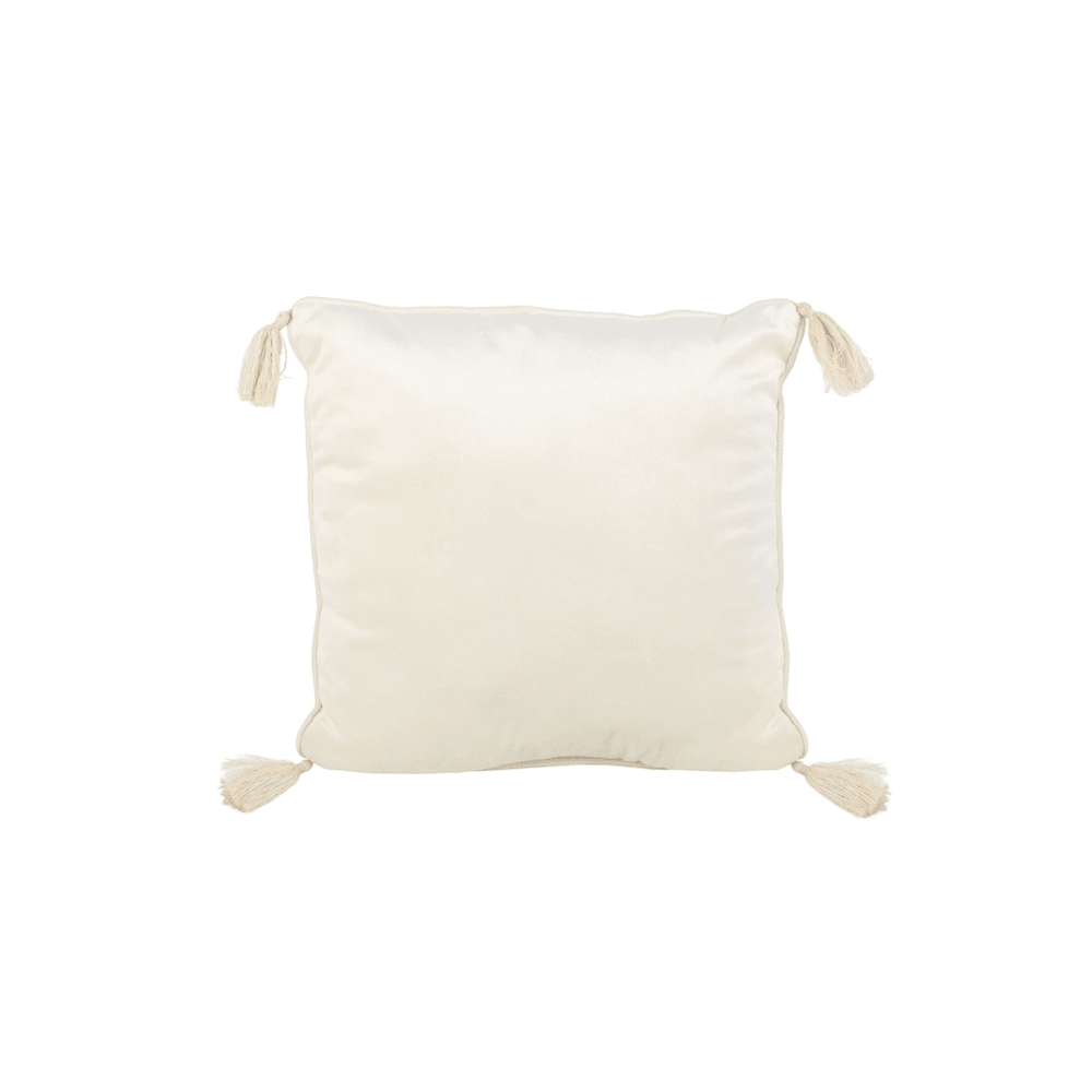 35cm Square Off White Astrology Wheel Cushion