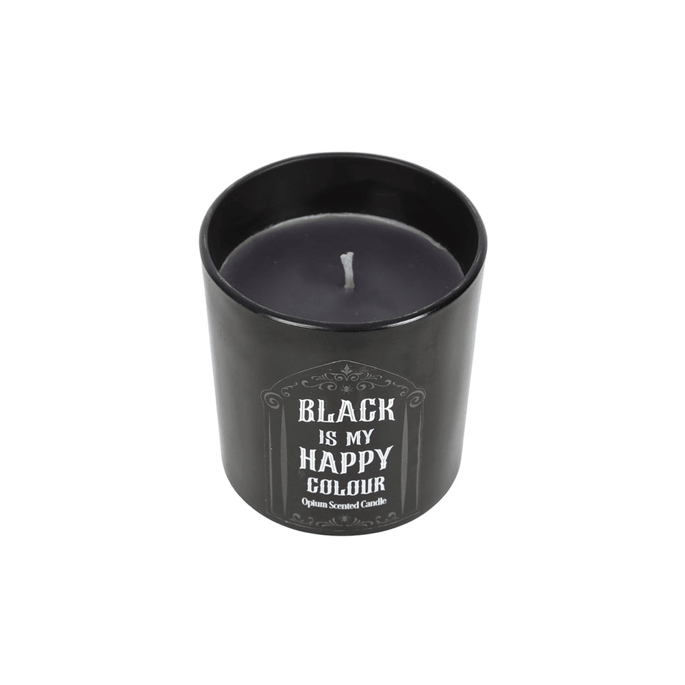 Black is My Happy Colour Opium Candle