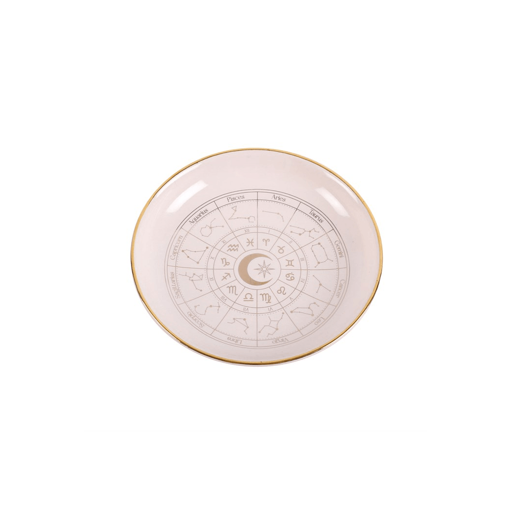 Off White Astrology Wheel Trinket Dish