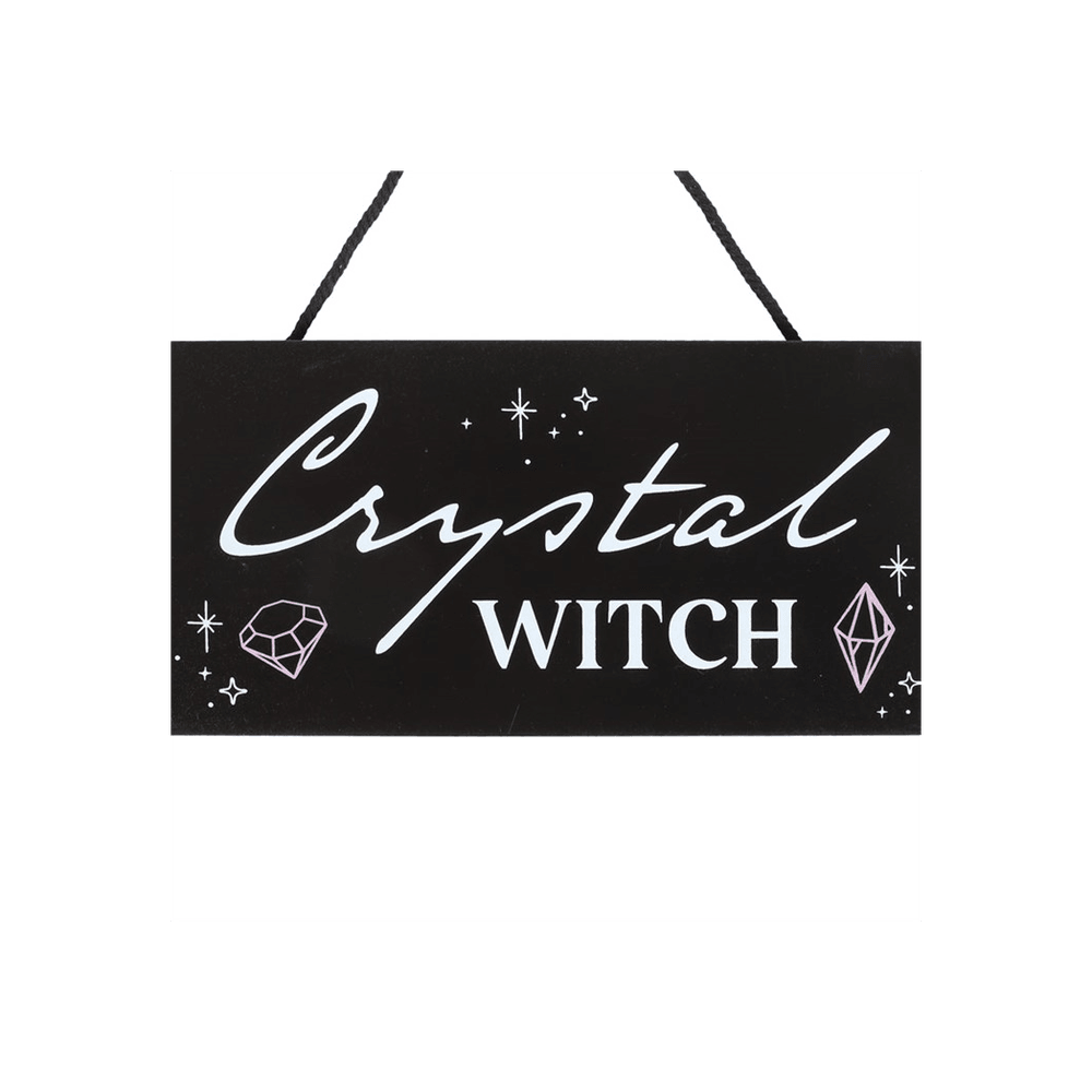 Crystal Witch Hanging Sign