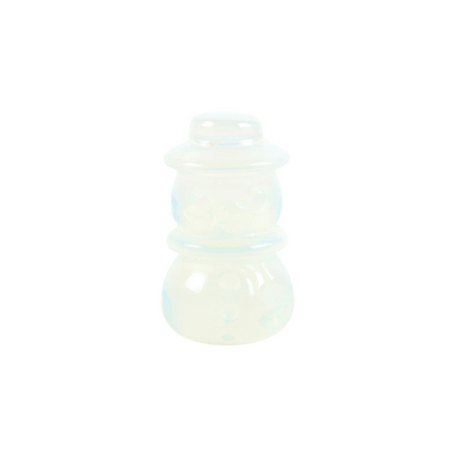 Opalite Crystal Snowman in a Bag