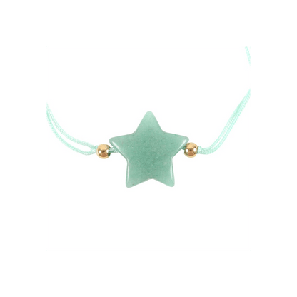 Shine Bright Aventurine Crystal Star Bracelet