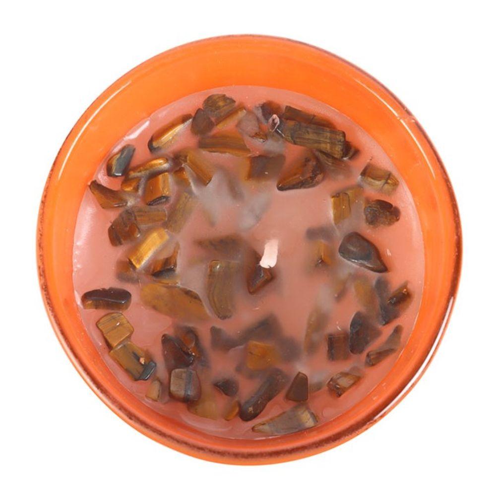 Small Capricorn Sandalwood & Jasmine Gemstone Zodiac Candle