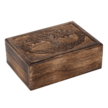 7x5in Wooden Tree of Life Box
