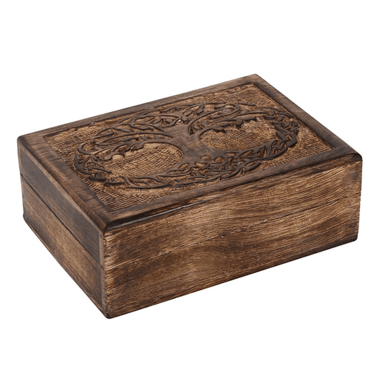 7x5in Wooden Tree of Life Box