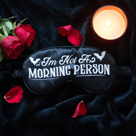 I'm Not a Morning Person Satin Sleep Mask
