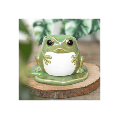 Frog Shaped Oil Burner on Lily Pad