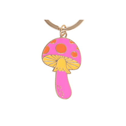Funky Fungi Mushroom Keyring